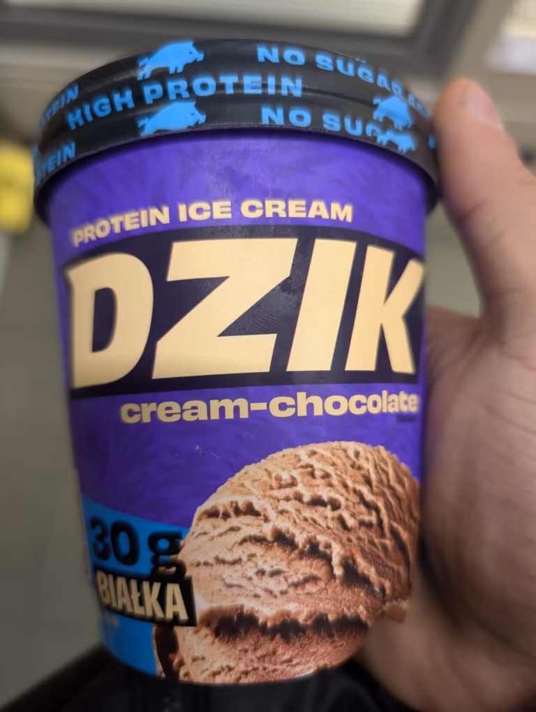 Lody proteinowe WK Dzik cream-chocolate
