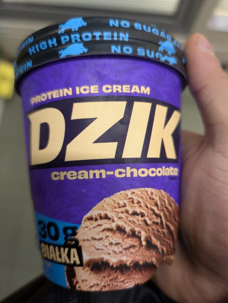Lody proteinowe WK Dzik cream-chocolate