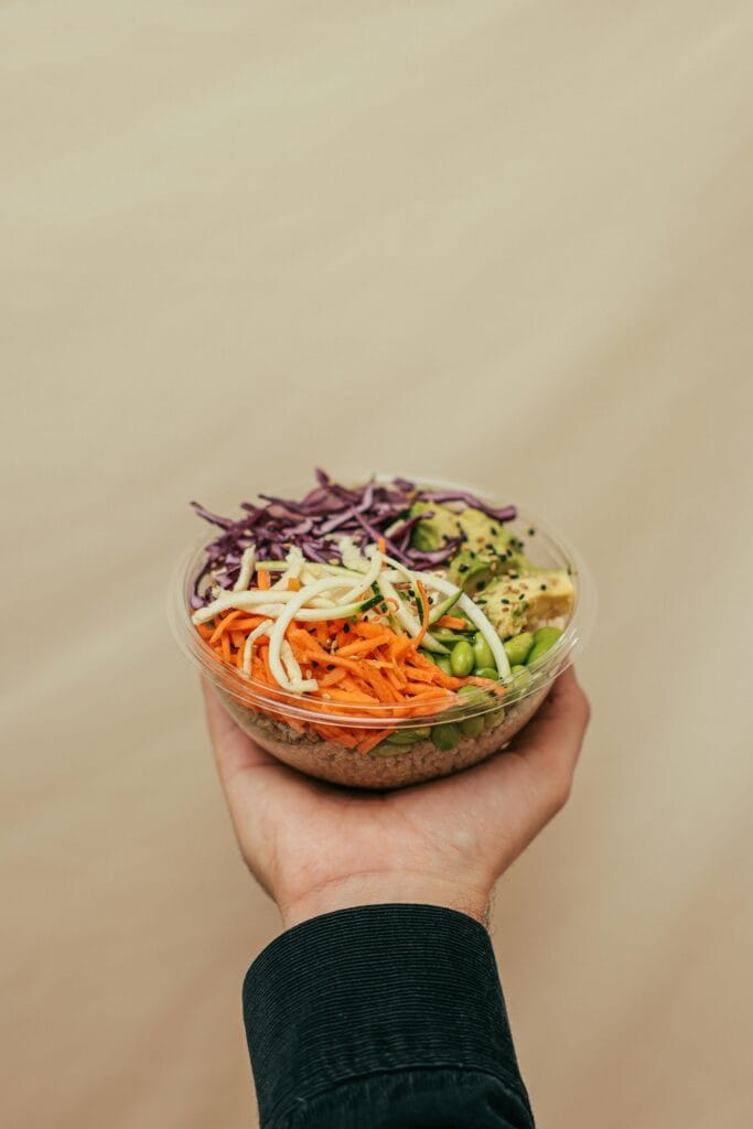 Przykładowy posiłek diety wegańskiej dla sportowca