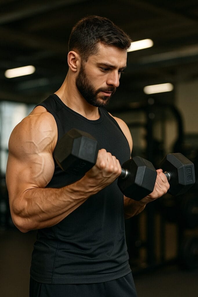 Uginanie na biceps z supinacją efekty
