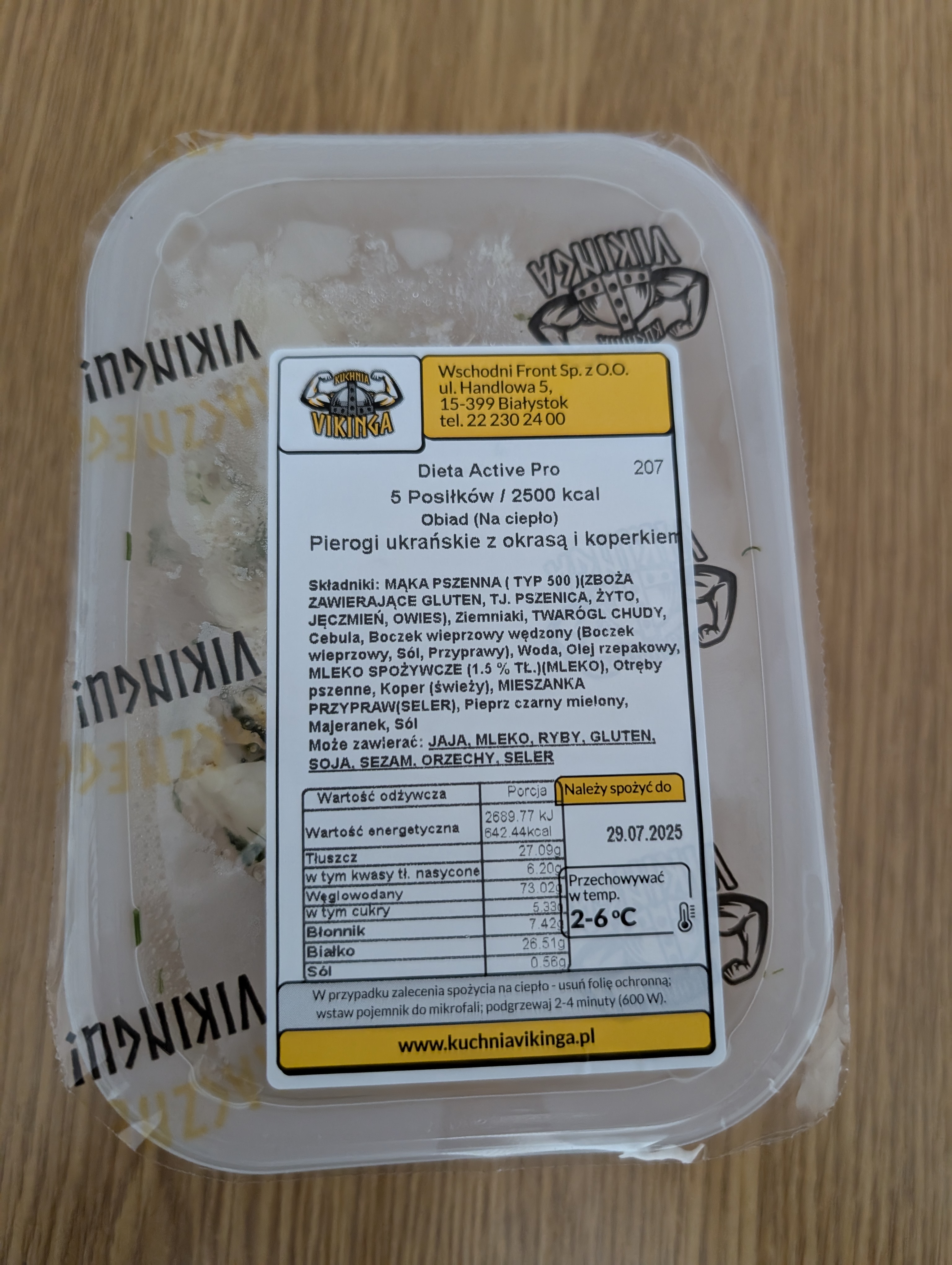 Kuchnia Vikinga - obiad, pierogi