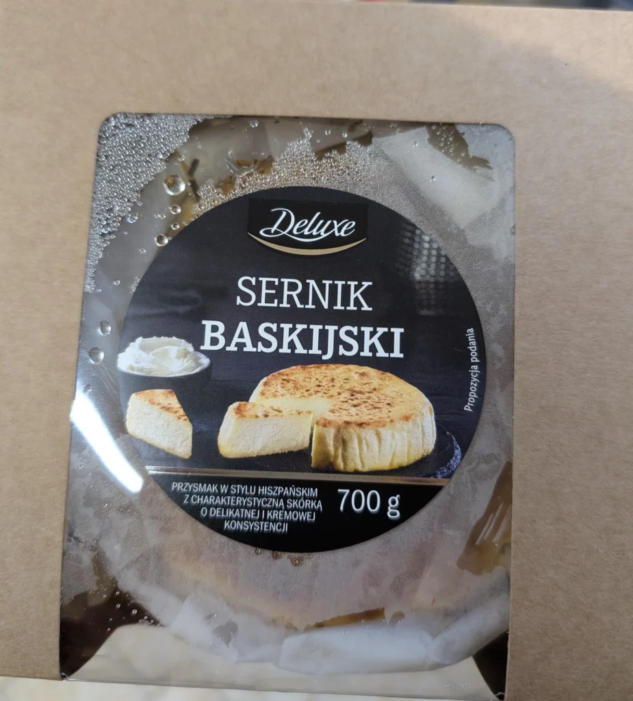 Sernik baskijski z Lidla