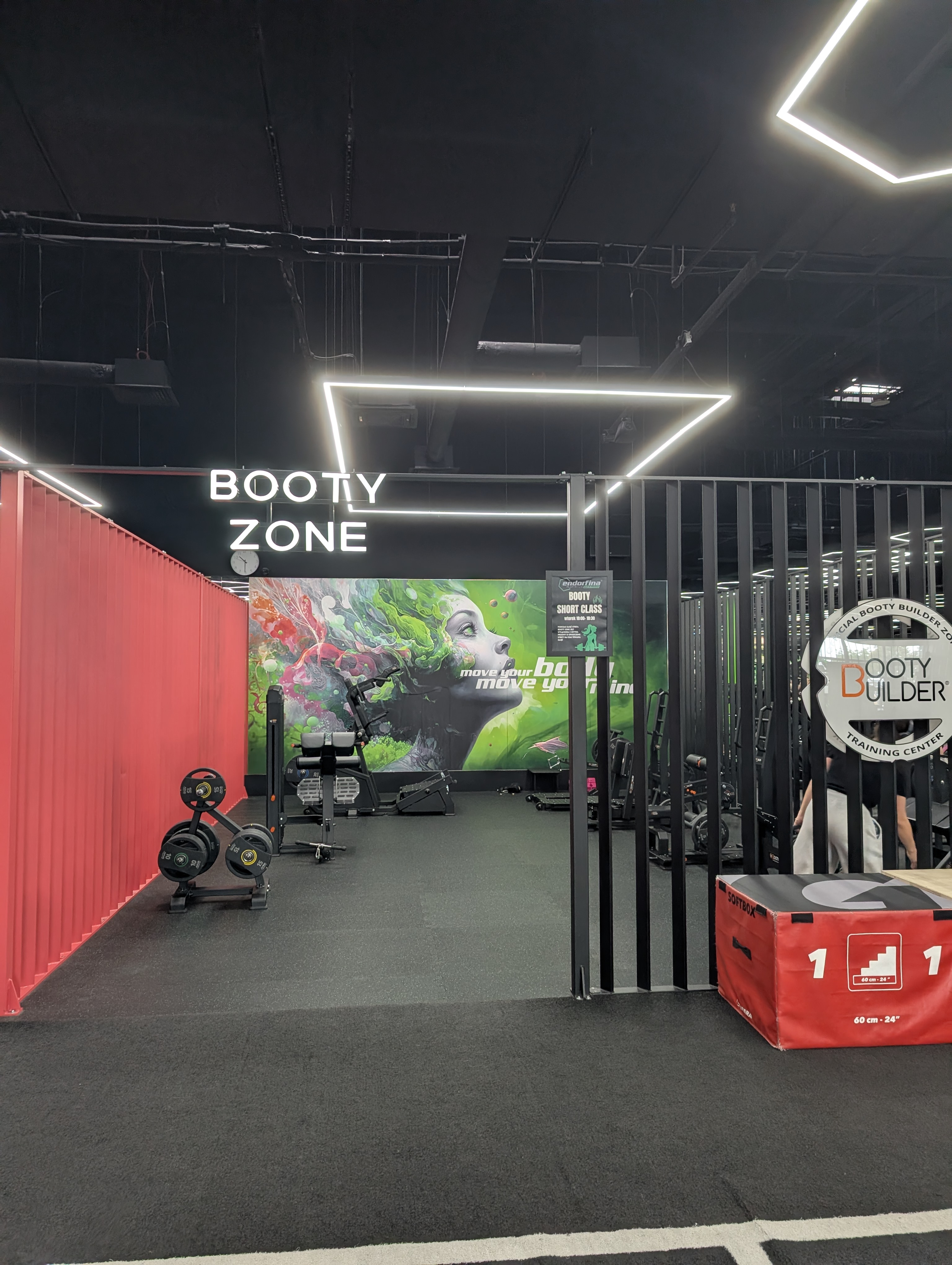 Booty Zone w Endorfinie Mozaika Lublin: wydzielona strefa do ćwiczeń pośladków