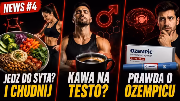 Przegląd badań: sprinty, Ozempic, gęstość energetyczna i kawa