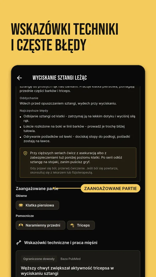 Wskazówki techniki i częste błędy: opis wykonania, oddychanie i zaangażowane partie mięśni